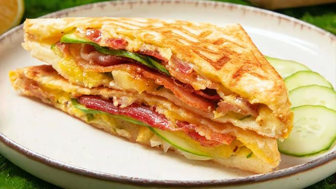 超快手的夏日万能早餐，快手营养又饱腹，一口超满足！