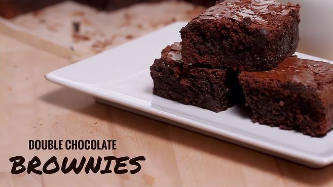 (治愈美食)双重巧克力布朗尼