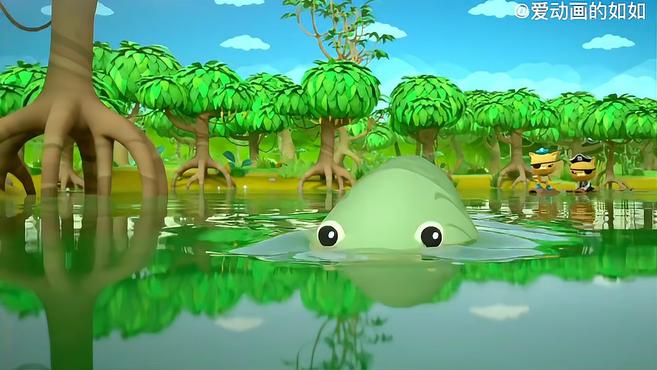 呱唧咔嚓船长与食木鲶鱼阿乐为了木头假腿斗智斗勇