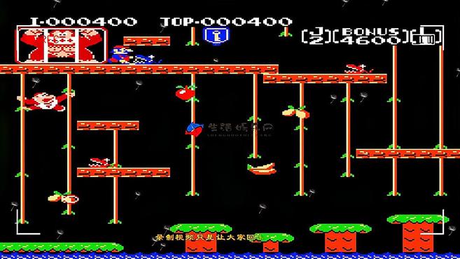 [图]生活娱乐网带你重温童年经典游戏20210804.Donkey Kong Jr.大金刚