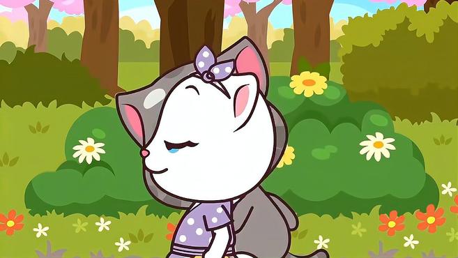 汤姆猫去驾校考驾照,太过于紧张得满头大汗的还发抖