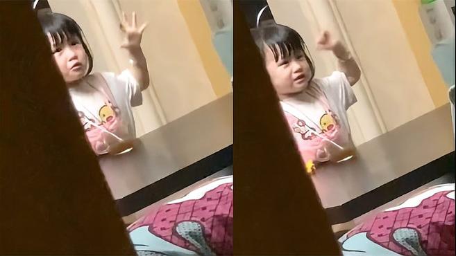 可爱!浙江一萌娃吃中药被“威胁”后,握紧小拳头,边哭边喊加油