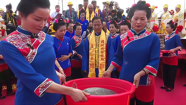 [图]「“飞阅”中国」福建湄洲岛：海祭大典祭妈祖