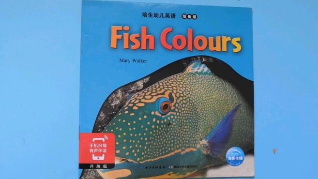 [图]读绘本学英语 英语绘本故事精讲《Fish colours》鱼的颜色