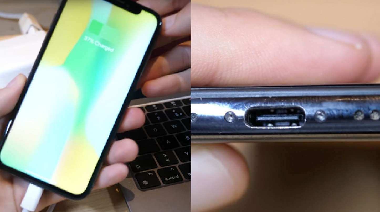 大神魔改iPhone X，全球首台USB-C机型，竟被卖出55万“天价”！