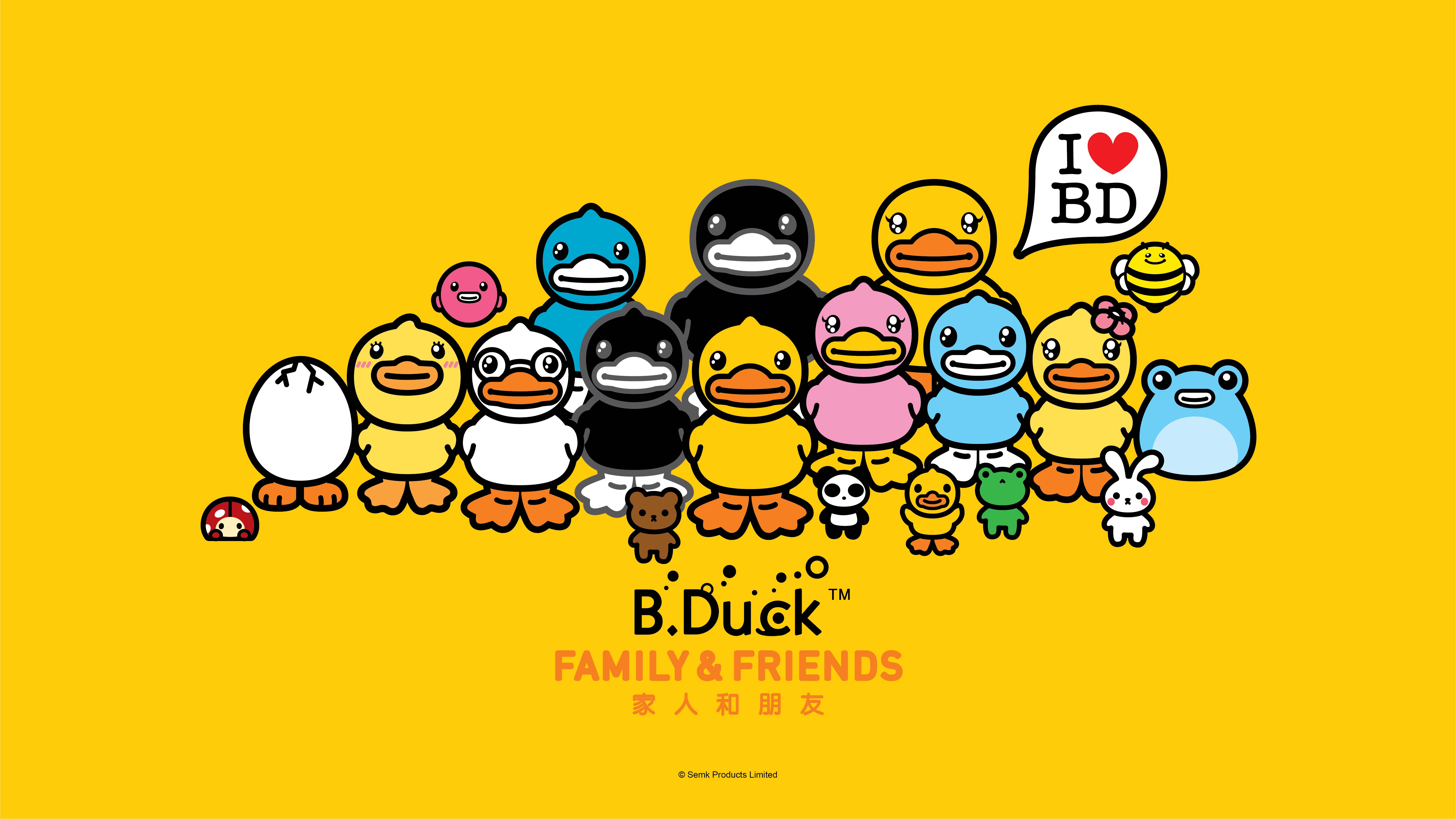 b.duck小黄鸭壁纸图片