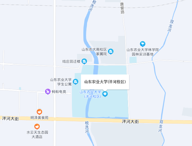 山东农业工程学院地图图片