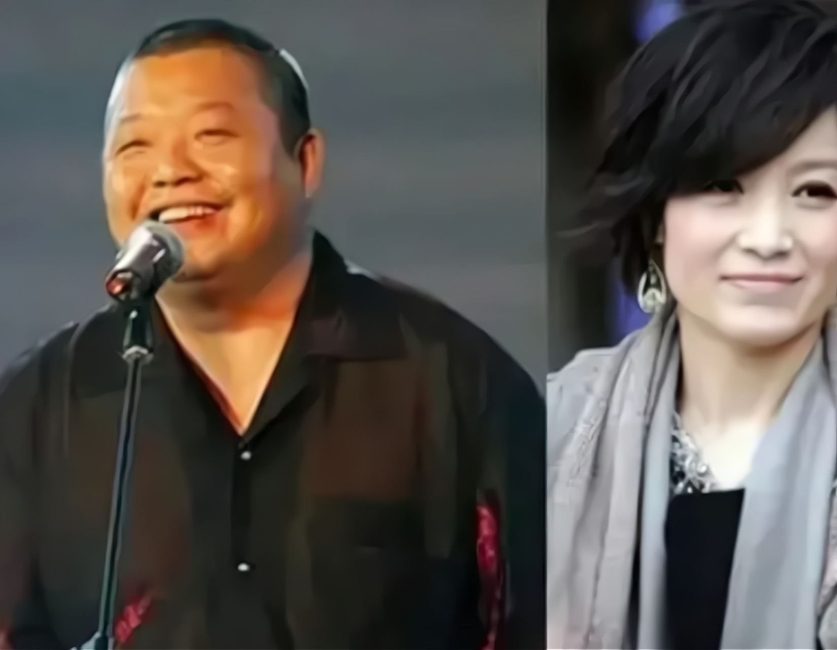 2003年,挺着大肚子的斯琴格日乐对臧天朔的老婆李梅说:"我怀了他的