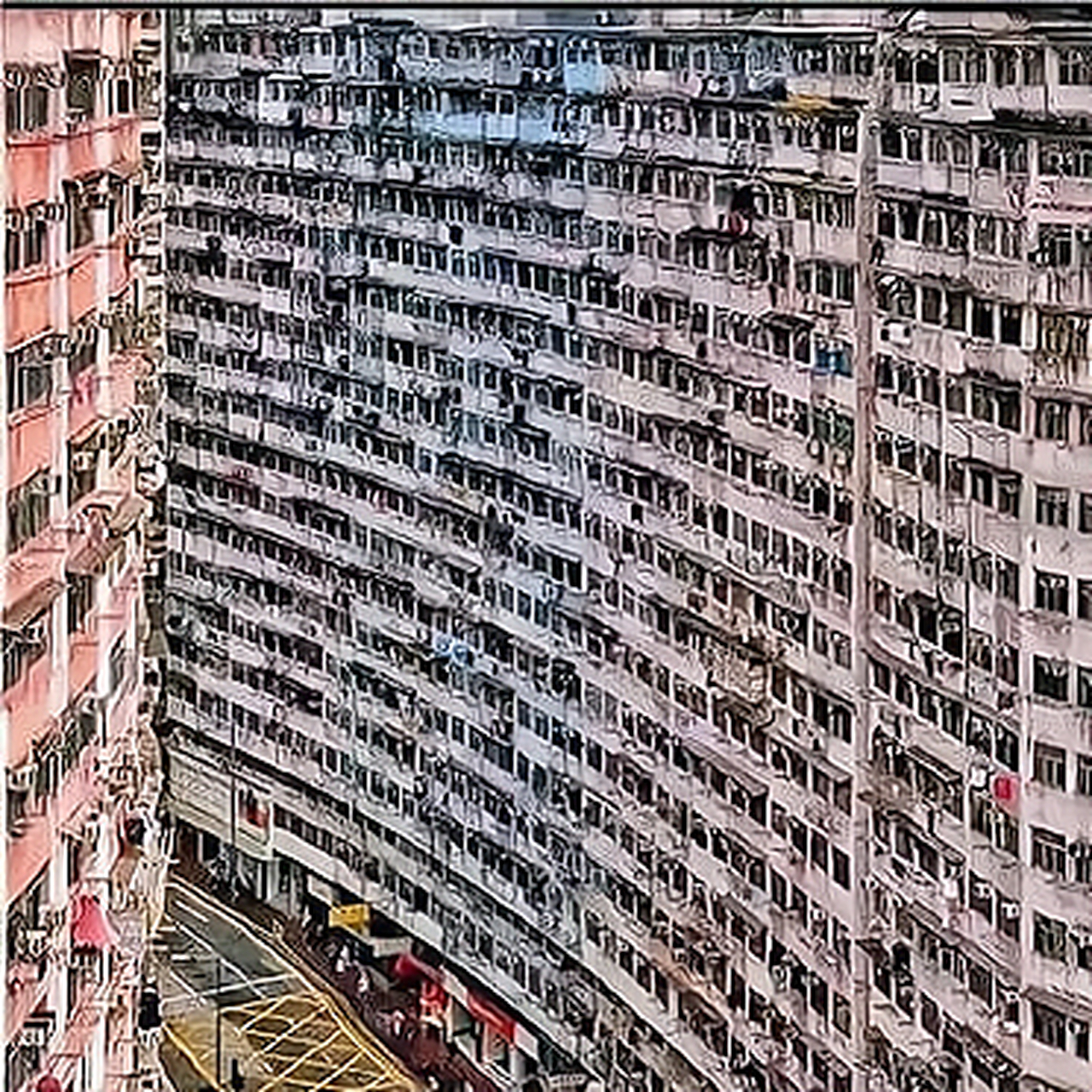 这密密麻麻的房子能住多少人啊