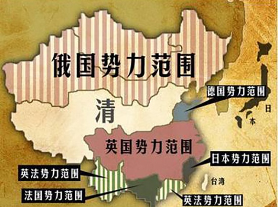 清末时局图占据长江图片