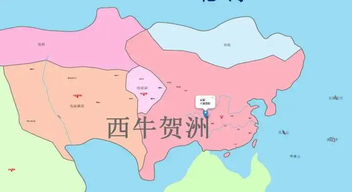 西游记四大部洲地图图片