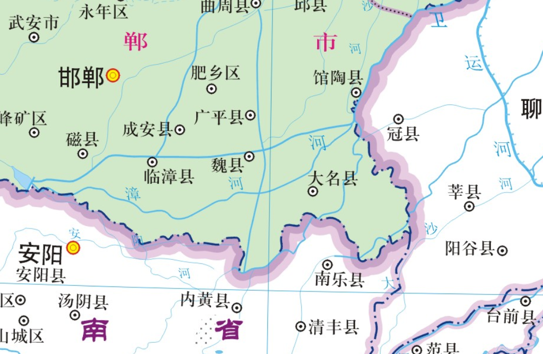 广平县城各个街地图图片