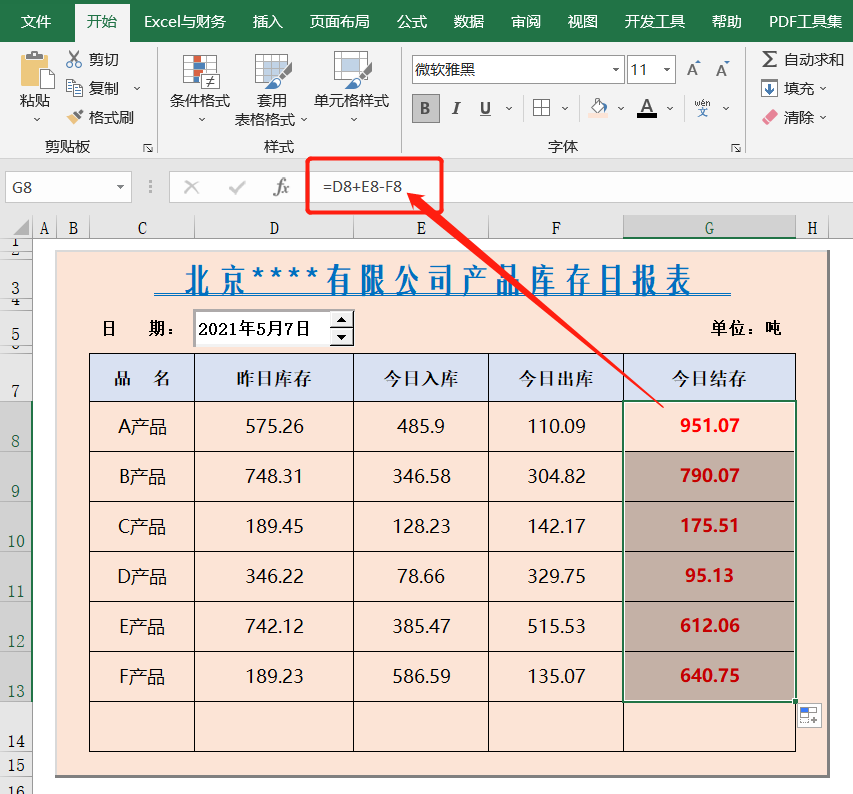 好看的数据表格图片