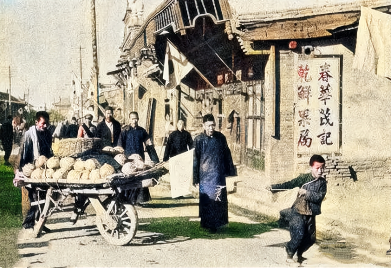 老照片:1923年的内蒙古包头,驼商古道,塞上宝地的锦绣鹿城