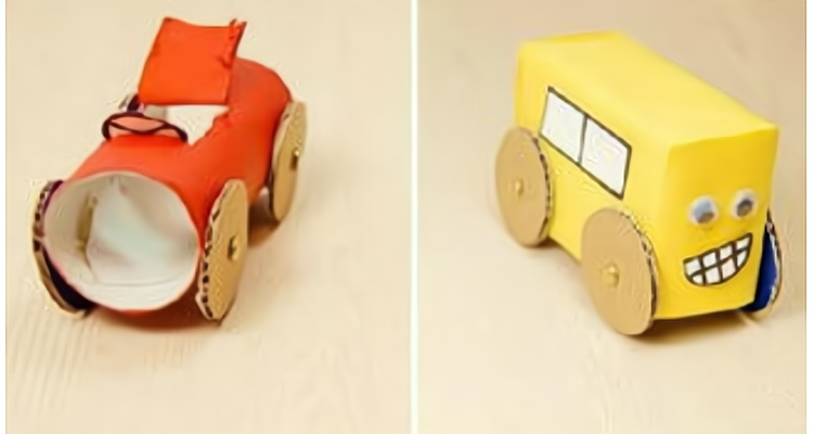 幼儿园手工小汽车制作教程