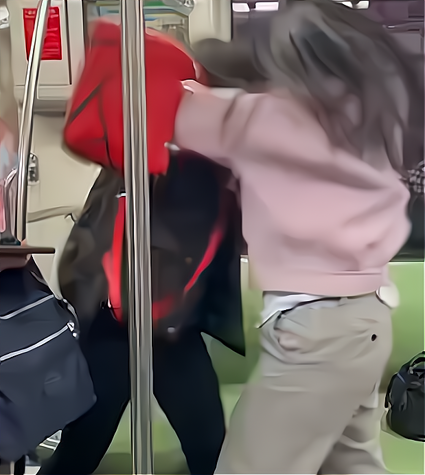 双双被拘!上海地铁里2女子扯头发互殴,1人尖声叫我怀孕了