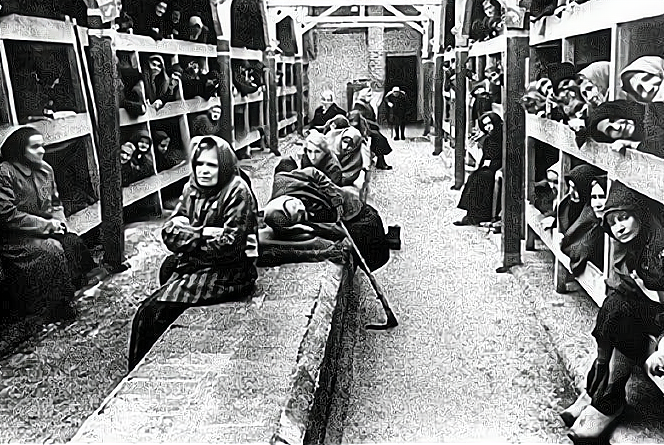 集中营中的犹太人