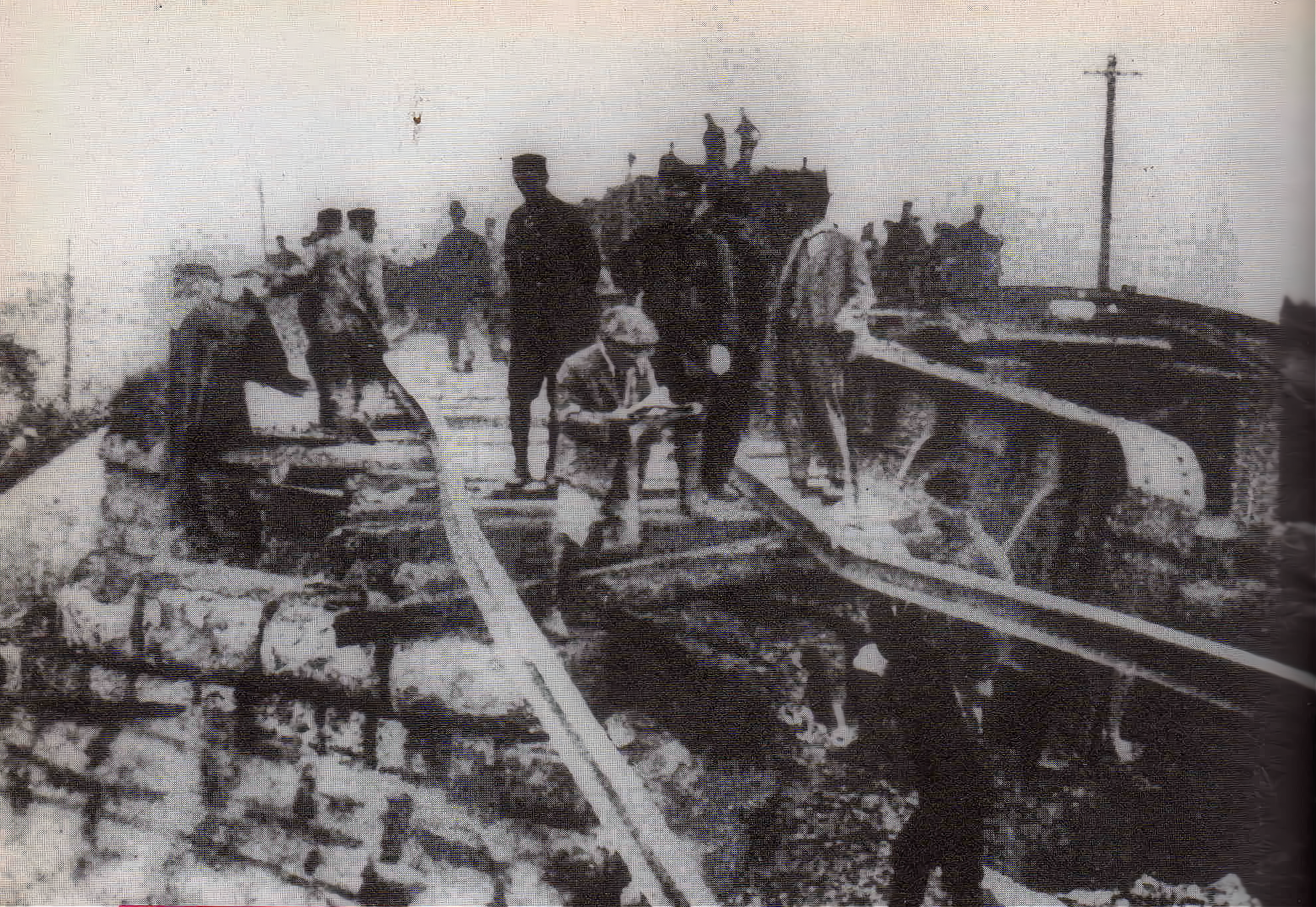 皇姑屯事件中被炸毁的铁路