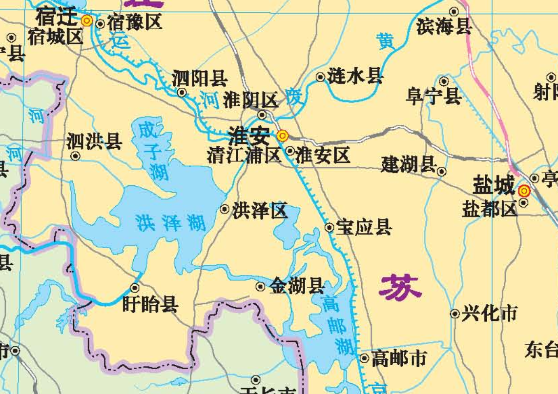 淮阴区地图各乡镇图片