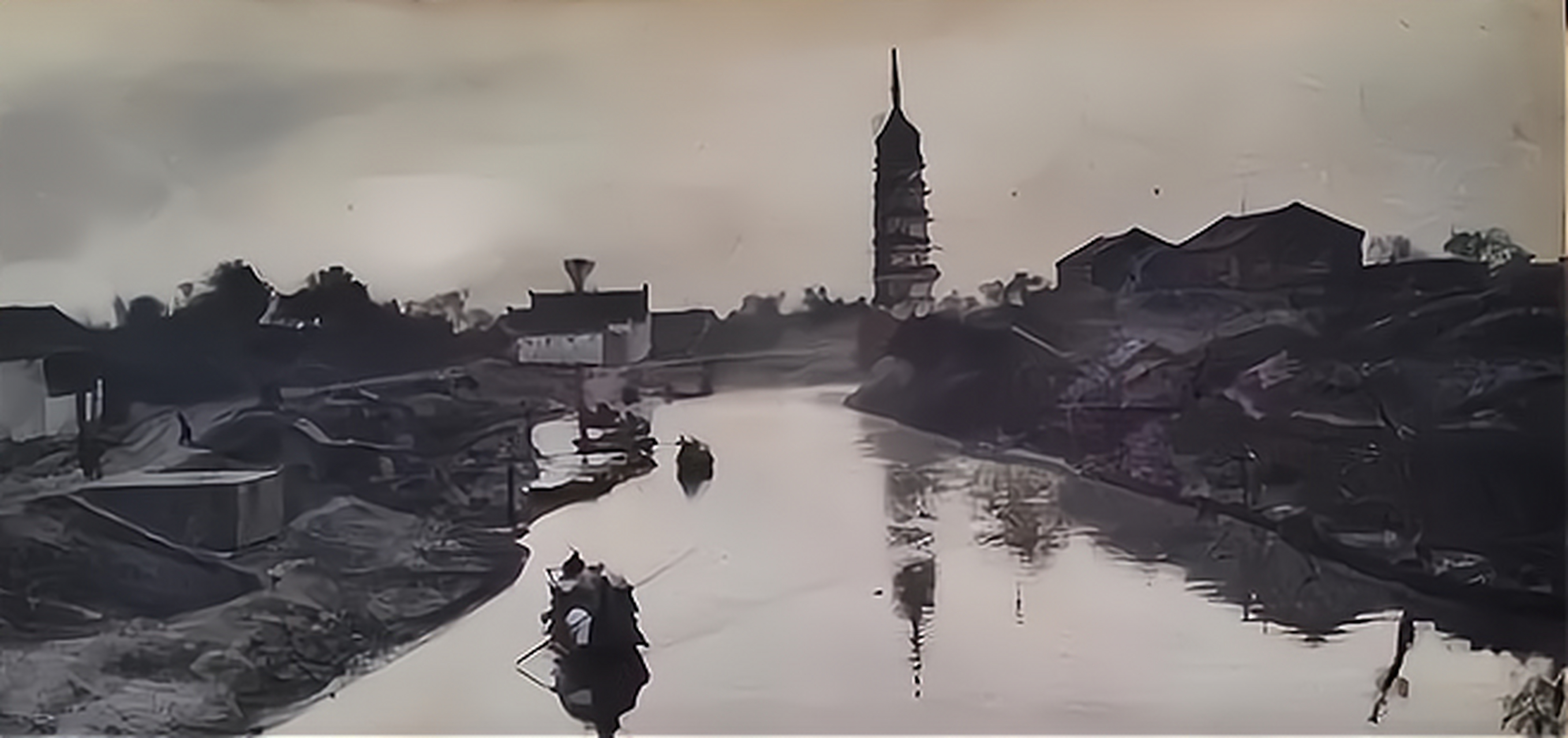 1938,江苏丹阳被日军占领,罕见老照片