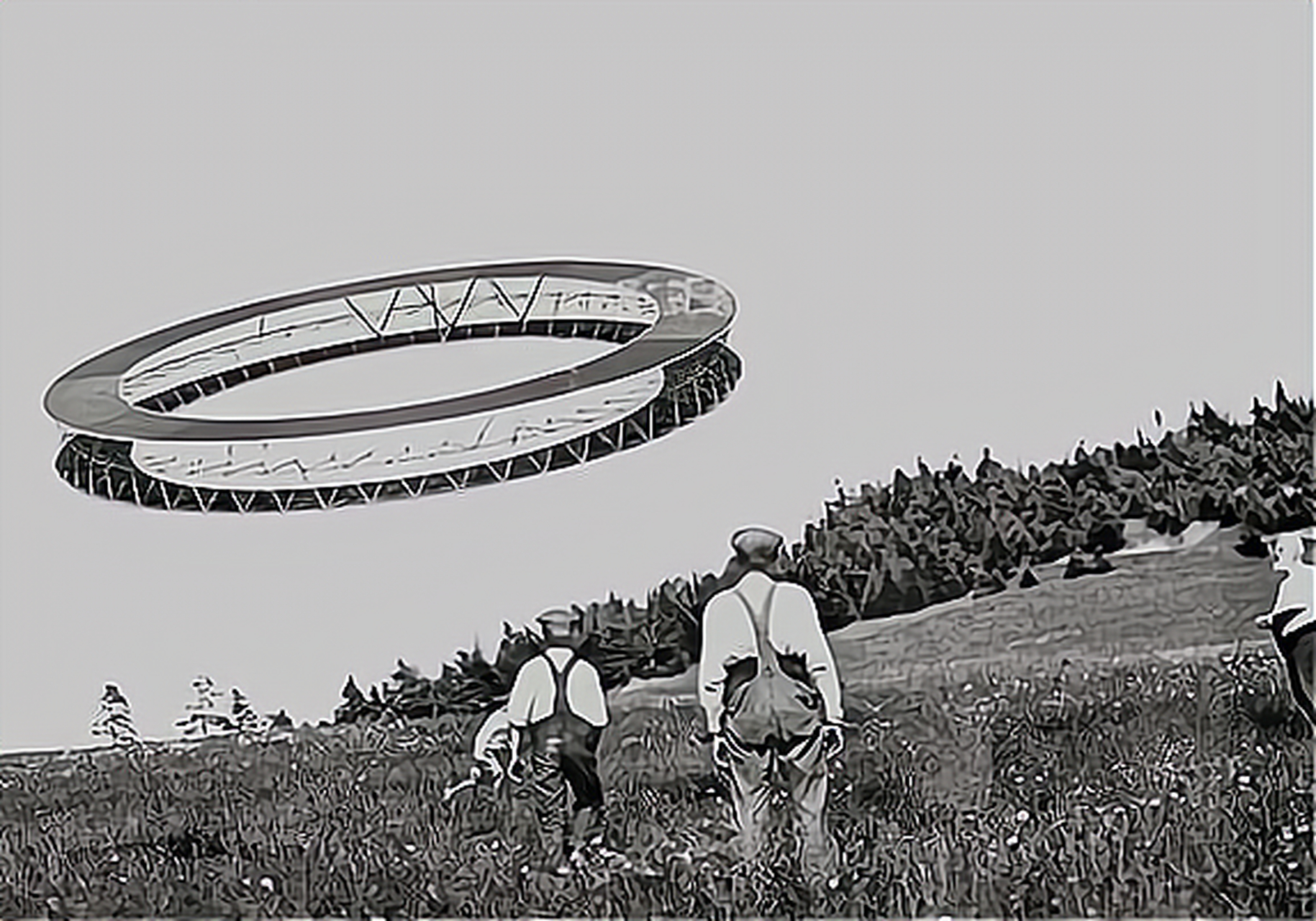 1900年,"风筝第一人"贝尔通过自制的大型四面体风筝成功横穿英吉利