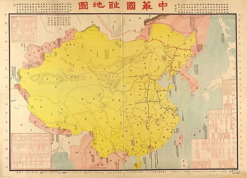 清朝丢失多少国土?百年前绘制的"国耻地图"揭开谜底