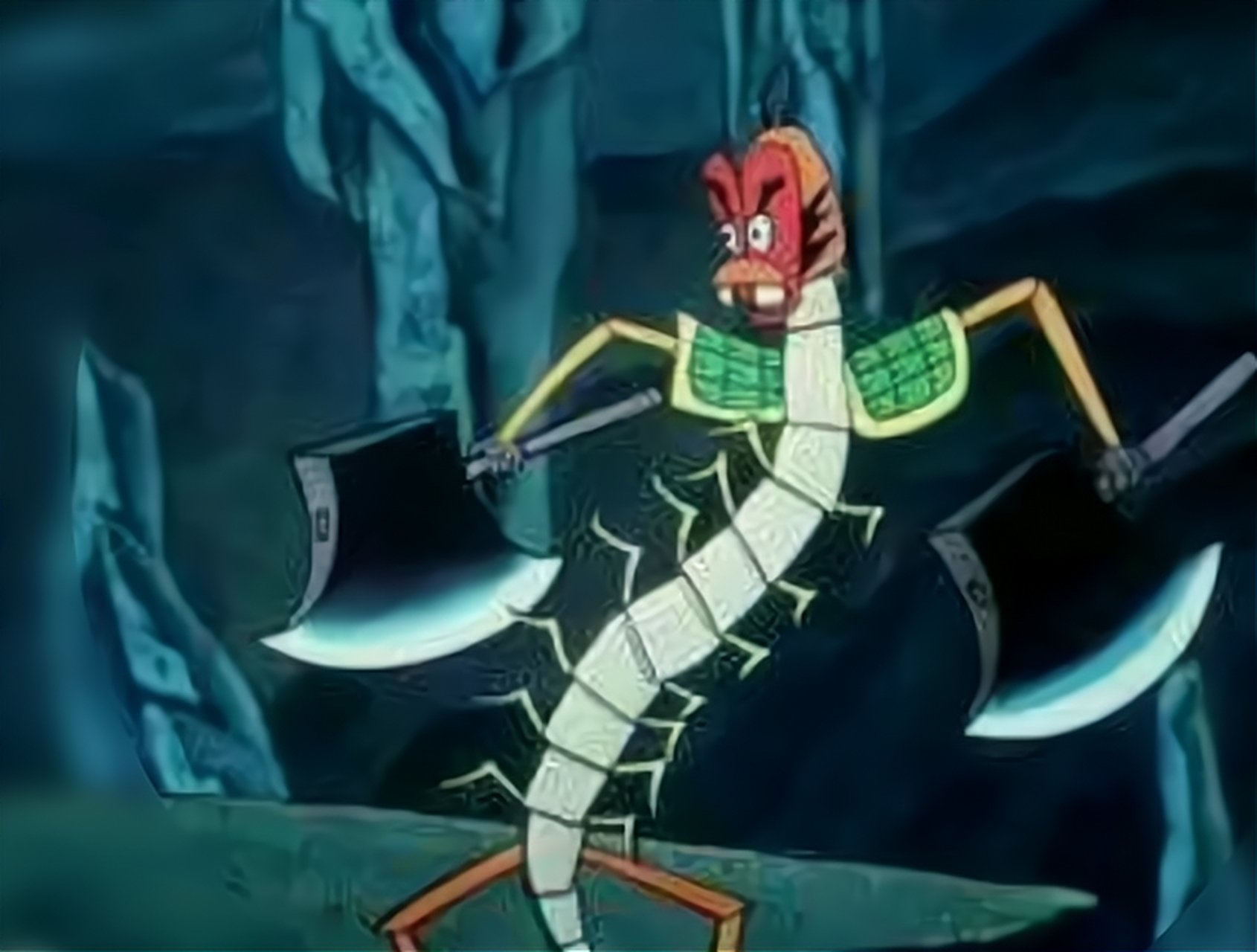 这是披上了黄金甲的蜈蚣精吗?