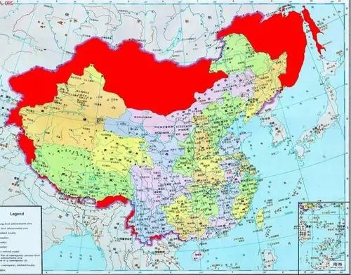 大清帝国1820年极盛时期版图,和现在比,明显"瘦"了