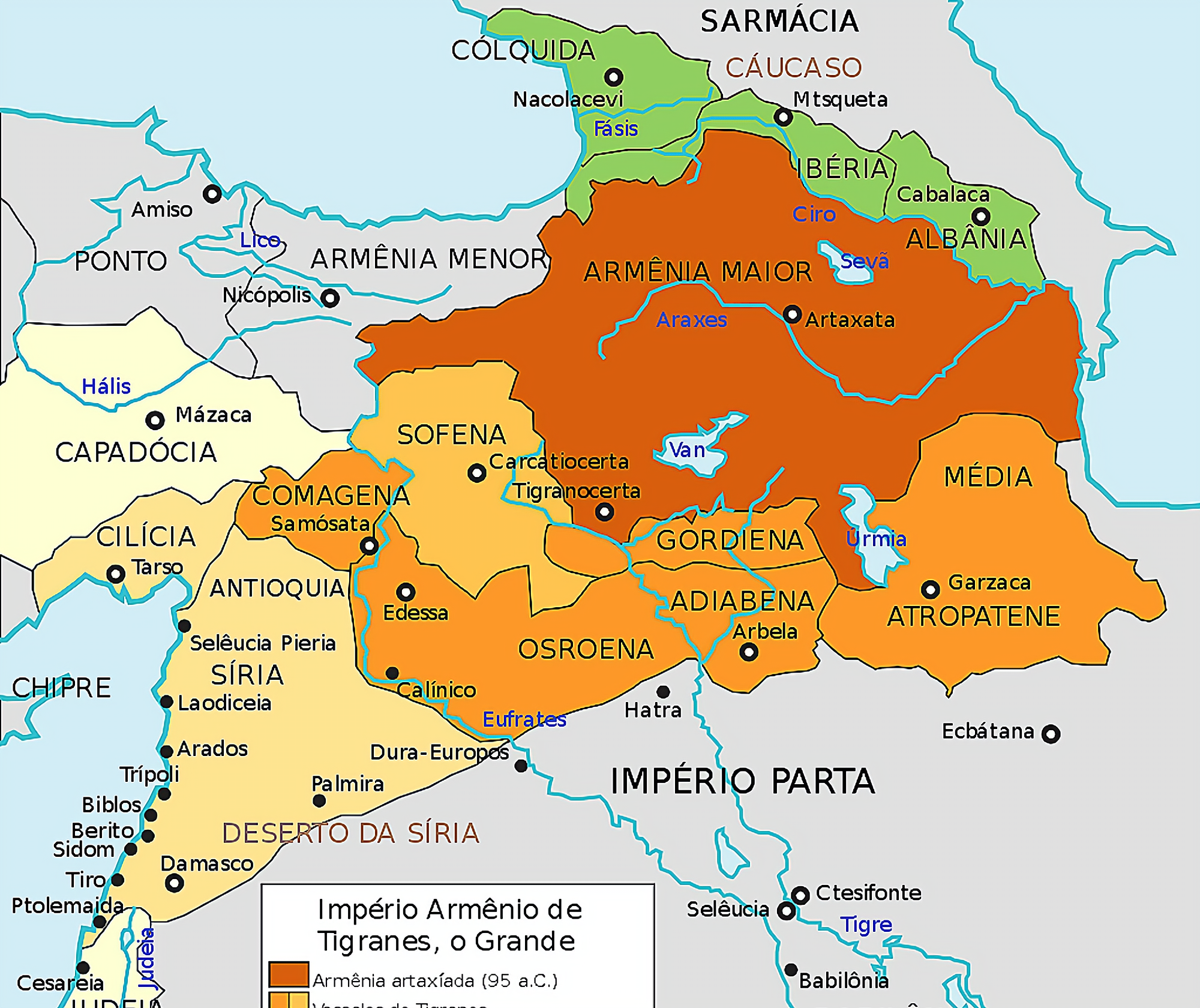 亚美尼亚位置图图片