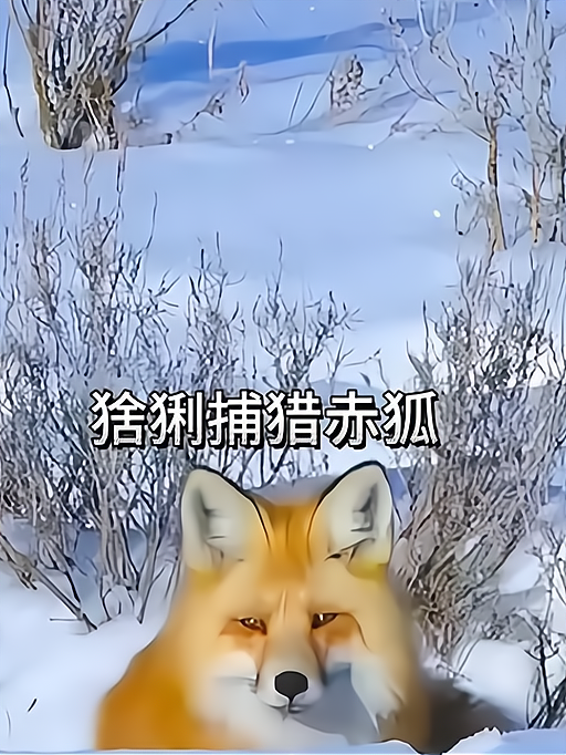 雪中赤狐图片