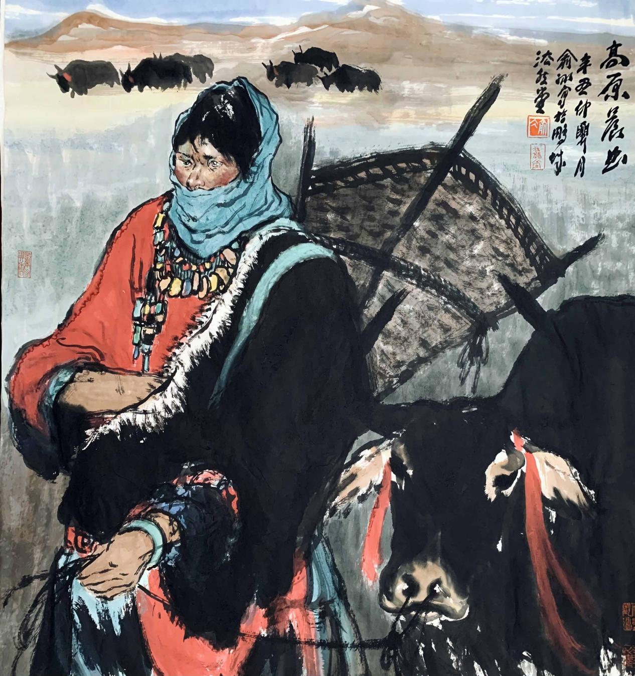 俞冰,一九六六年生,著名国画家,先后跟随于衍堂,王子武老师学习绘画.