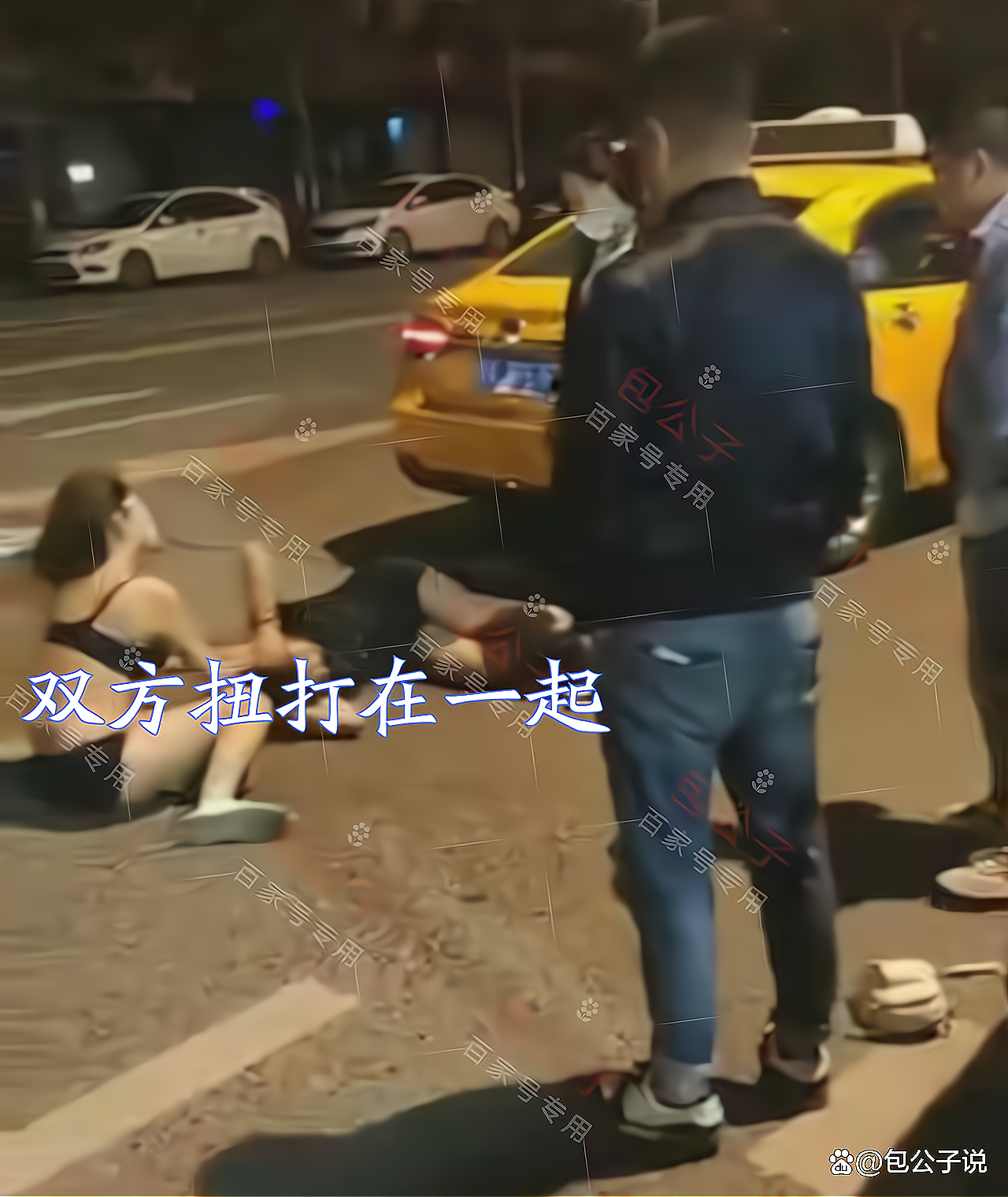 俩女人当街打架图片