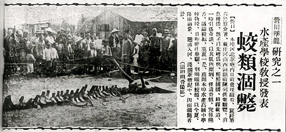 1934年辽宁营口坠龙事件 当地人口中的龙