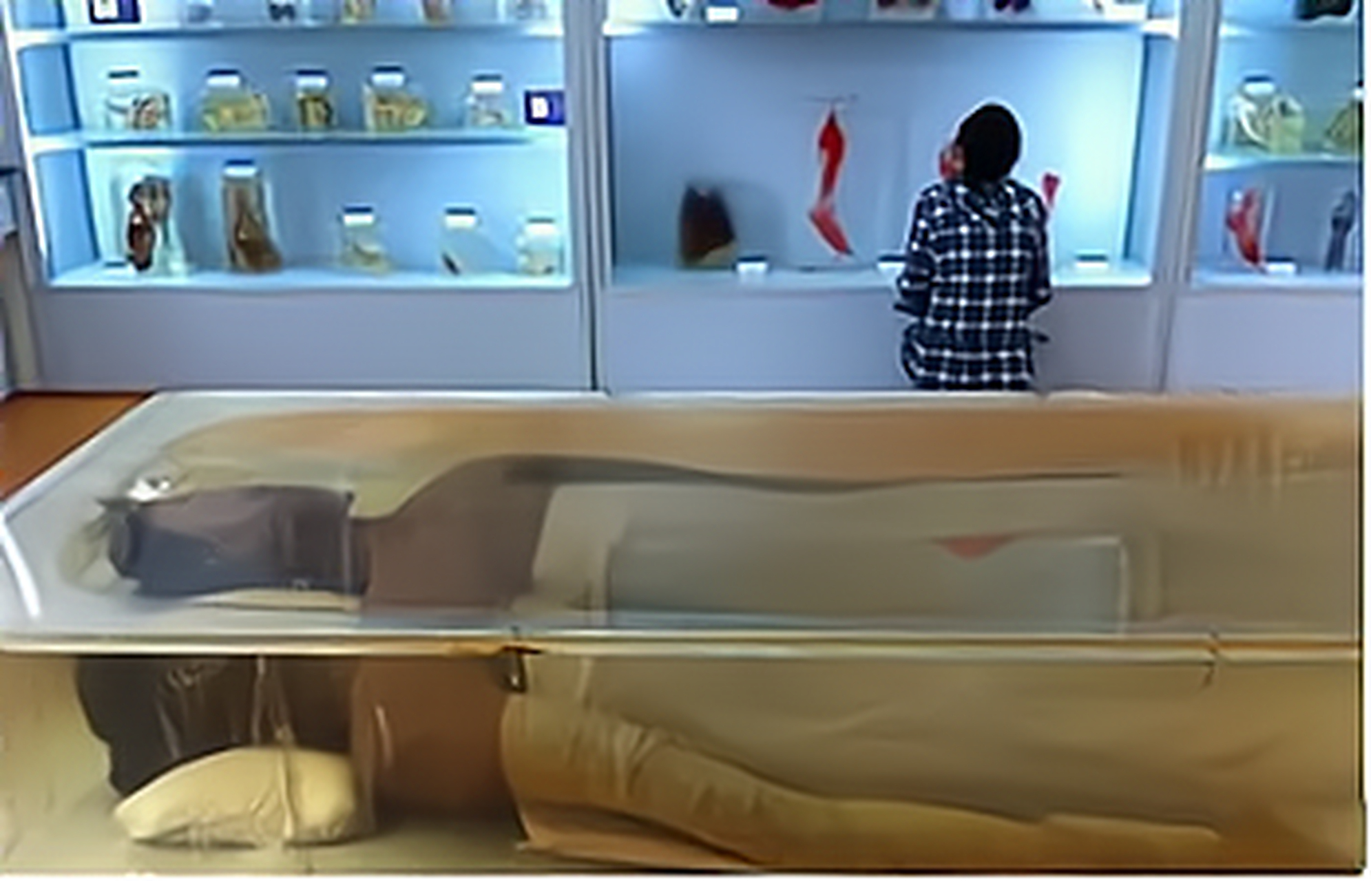 1964年出生于一个农民家庭的曾金莲,5岁时的身高就远远超过同龄人.