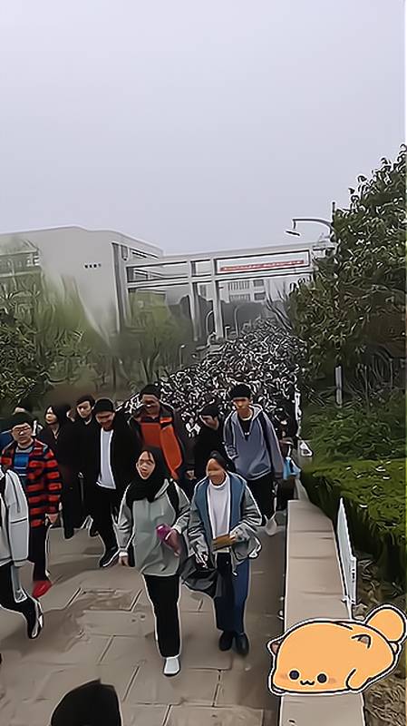 见识下大学生下课干饭!看到这一幕,知道为啥找工作难了吧!