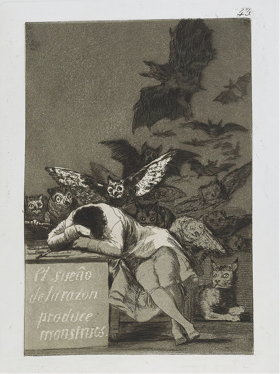 《奇想集》第43件:理性沉睡,恶魔丛生