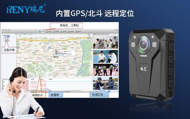 瑞尼环保执法记录仪调度整体解决方案