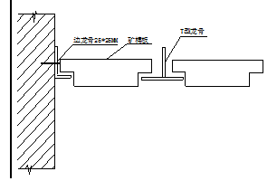 铝合金龙骨矿棉板吊顶