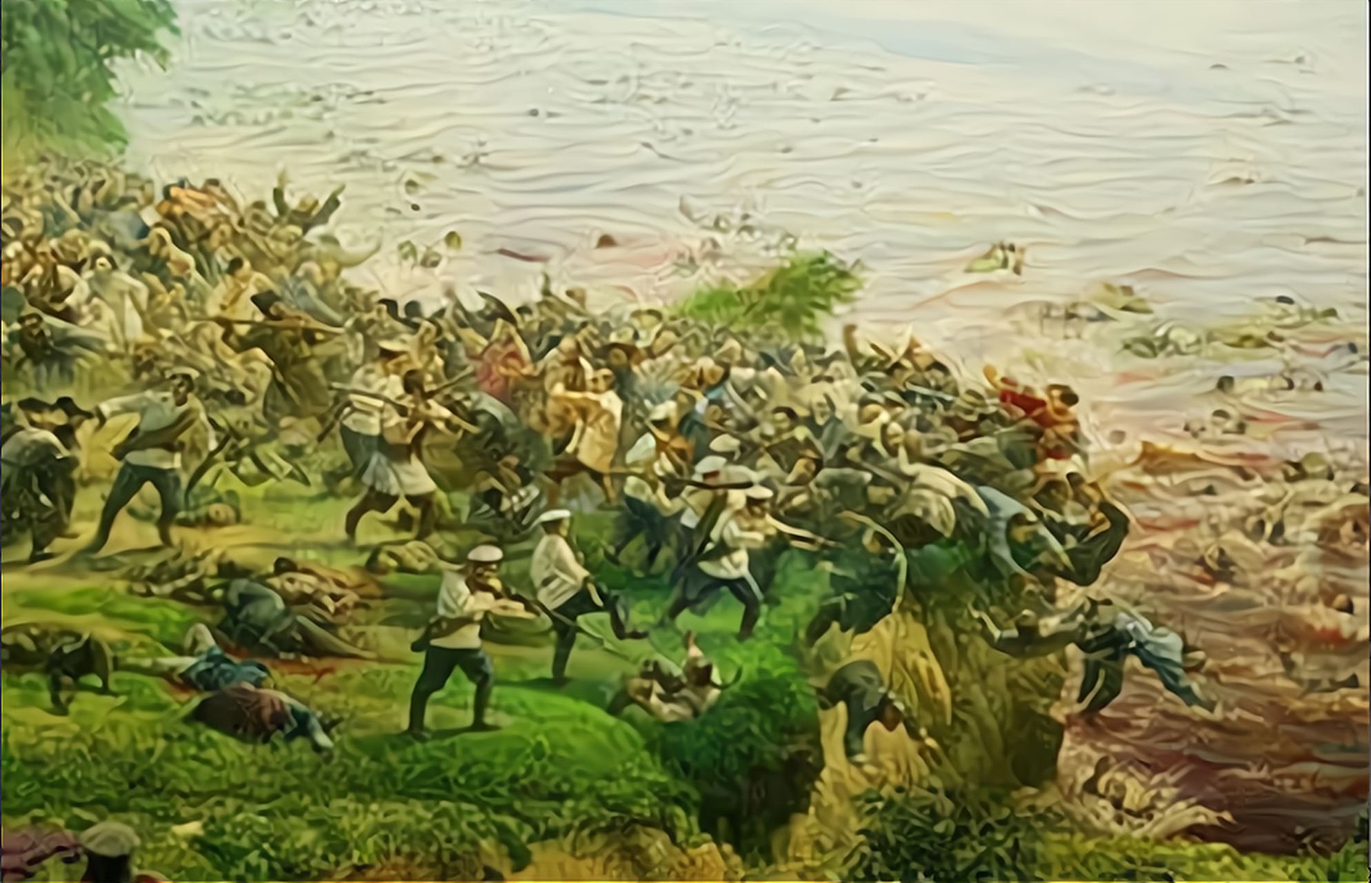 1900年,5千名中国人被沙俄军队强迫渡过黑龙江.