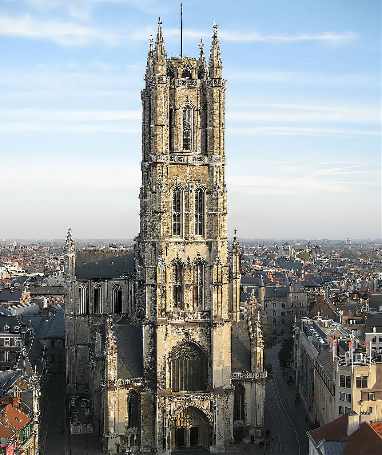 著名的比利时根特哥特式建筑 圣巴沃大教堂的历史沉浮