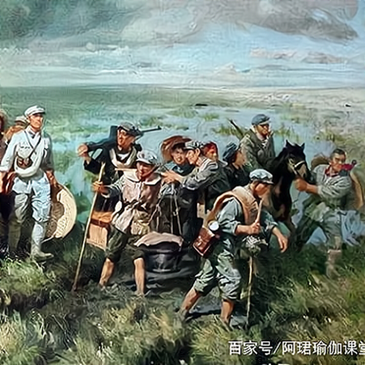 1937年,红四军长征途中断粮,31军战士周广才把自己