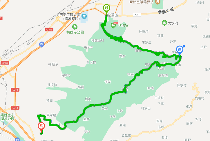 骊山,不只有华清池,还有四大经典自驾穿越路线(一:西线