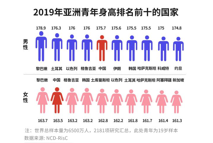 荷兰男子平均身高图片