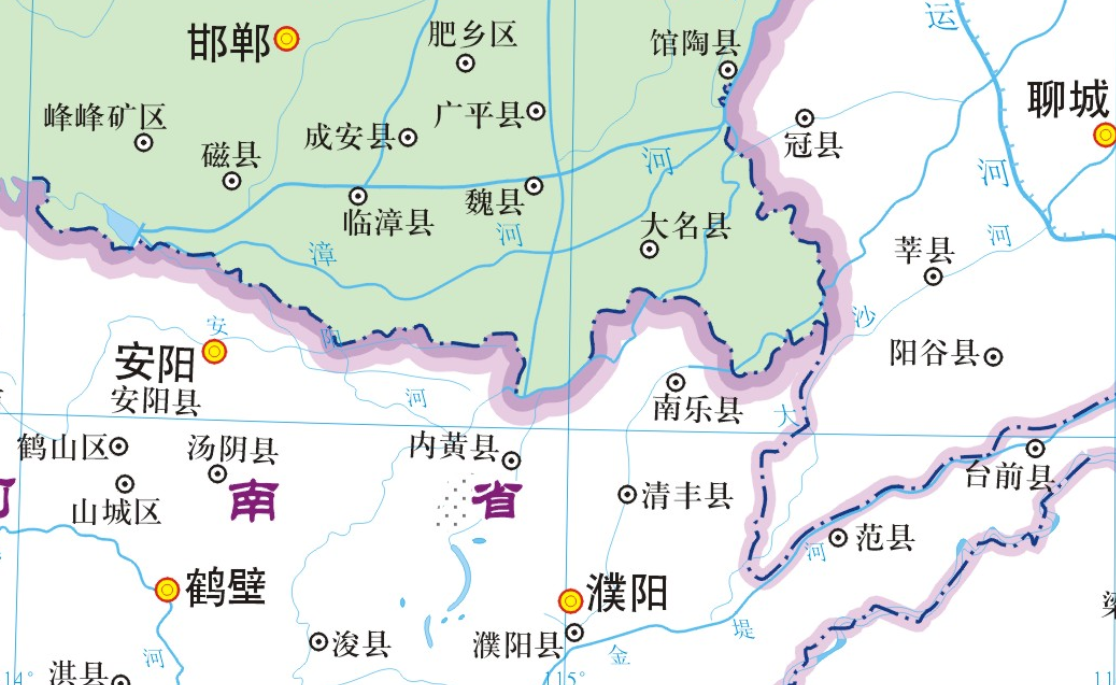 魏县地图 各乡镇图片