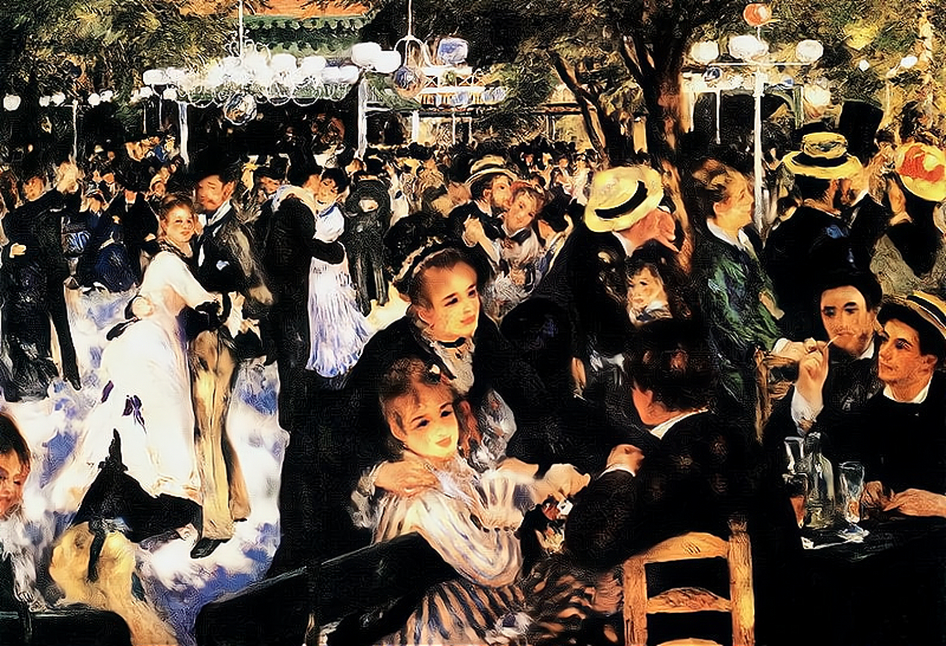 世界名画鉴赏.中国广场舞是不是受到红磨坊的启发?