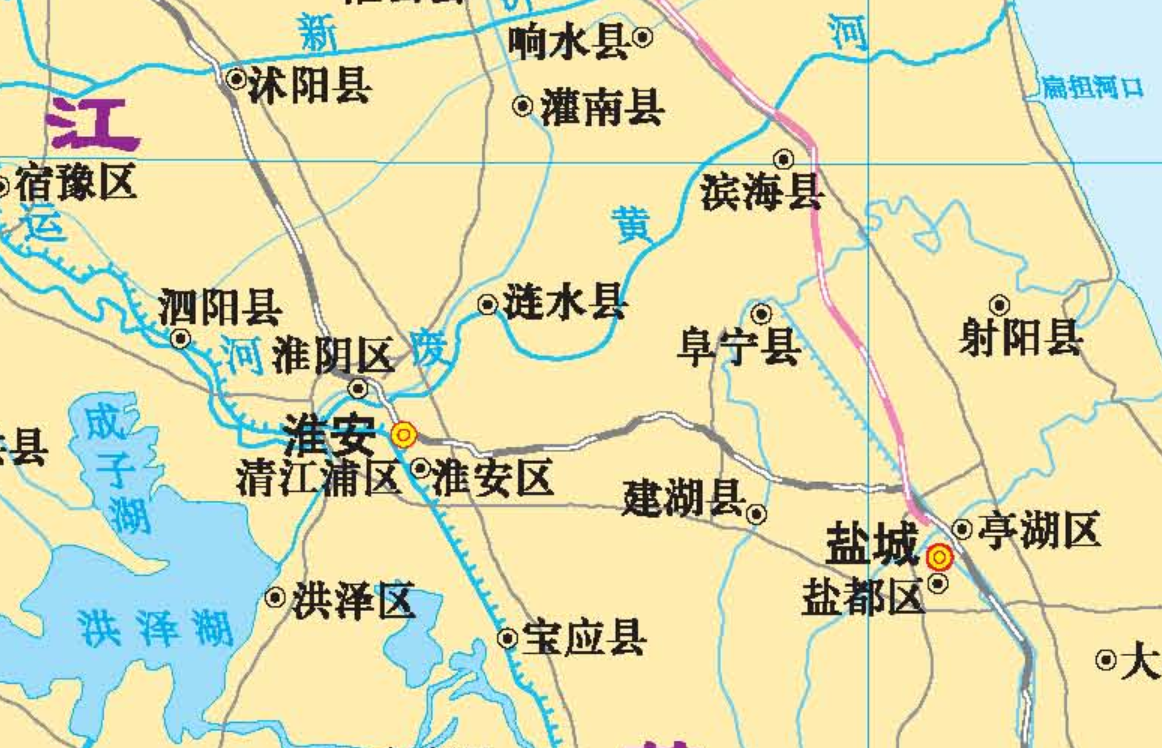 涟水县涟城镇地图图片