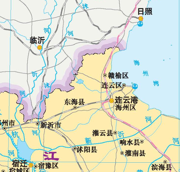 赣榆青口地图高清版图片