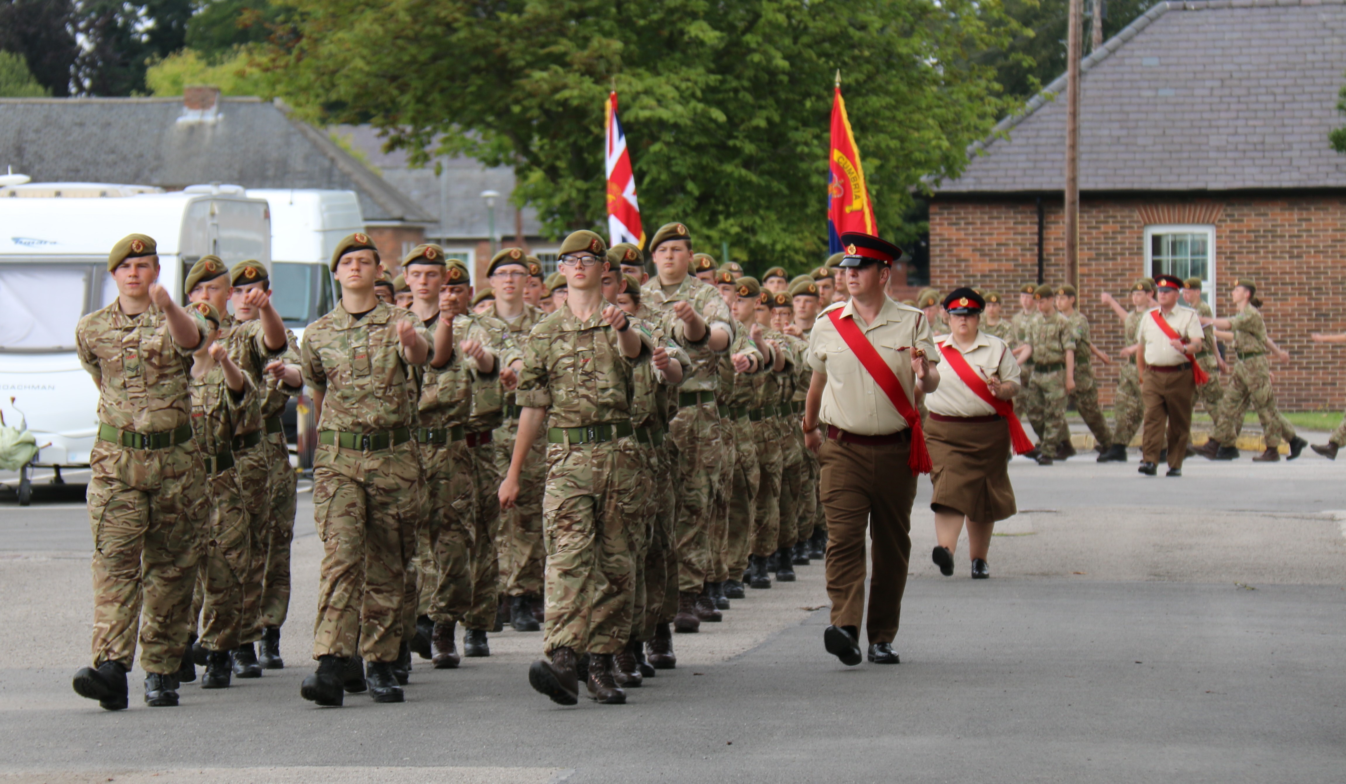 英國陸軍學員軍團軍銜,7個等級,由團長授予的特殊軍銜極為罕見