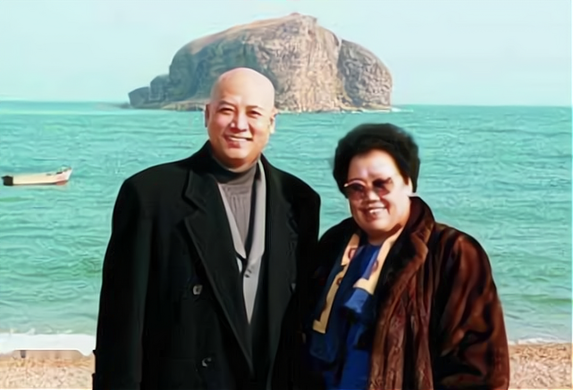陈丽华和迟重瑞,是一起的时间久了吗?越来越有夫妻相!