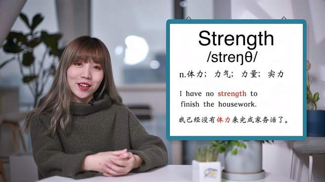 [图]英文单词详解：Strength